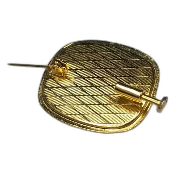 1980s Vintage Porcelain Roses Hand Painted Brooch Pin Porcelana Mercedes - Picture 5 of 7